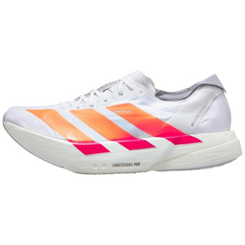 adidas adizero Adios Pro 4 Men's Shoes White/Orange/Red
