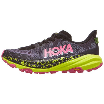 HOKA Speedgoat 6 Women's Shoes Black/Neon Hoka Citrus
